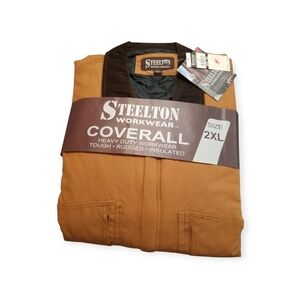 NWT Steelton Workwear Brown Coverall 2XL